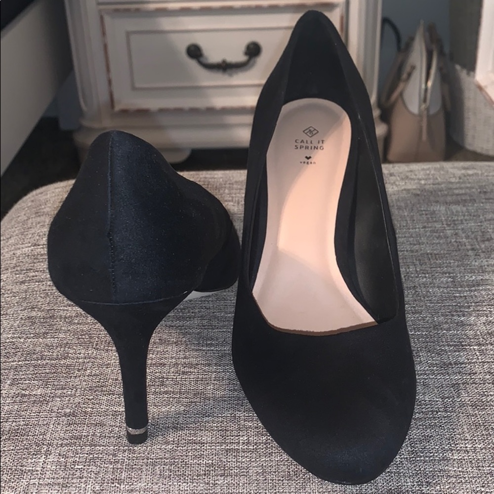 Black Heels 8.5